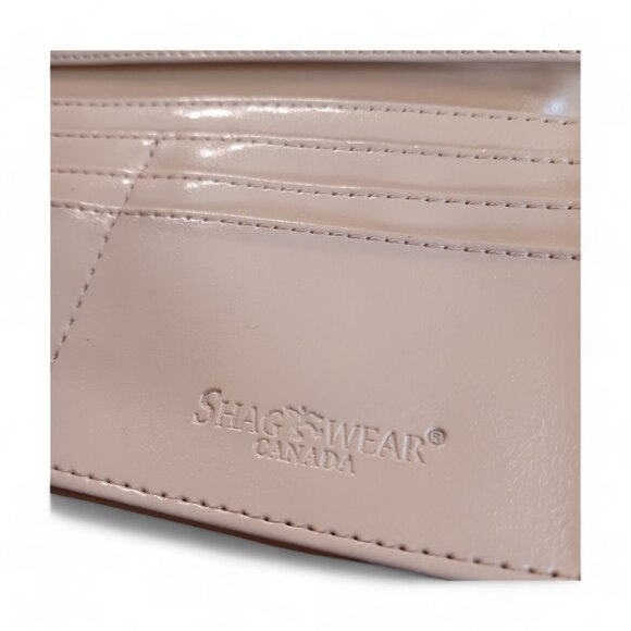 Shagwear " Meditation" Large Lotus Flower Faux Leather Card Organizer Wallet - Picture 6 of 7